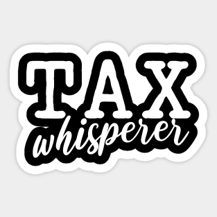 Tax Whisperer Sticker